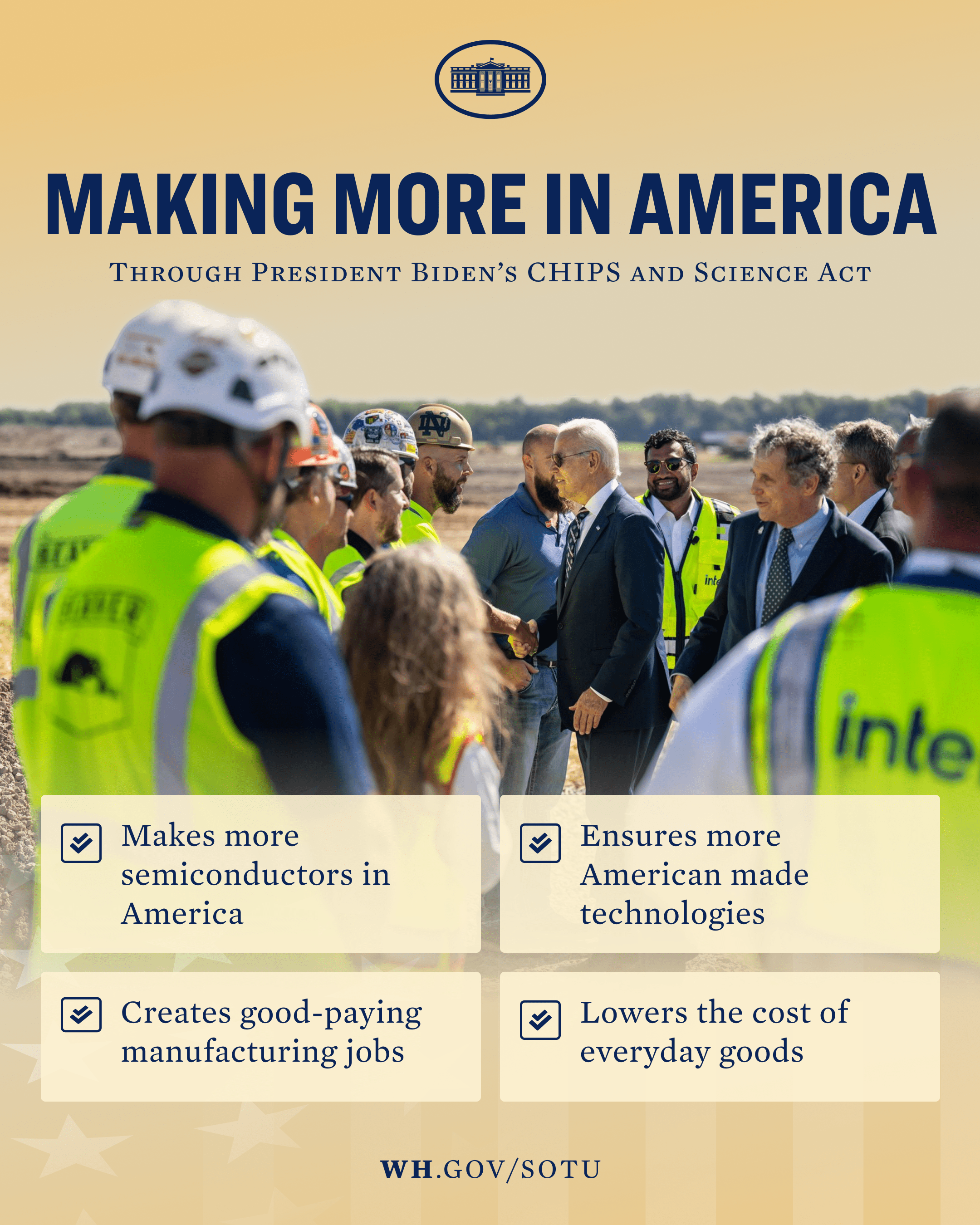 Making more in America through President Biden’s CHIPS and Science Act