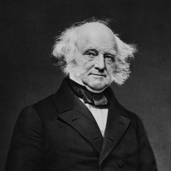 Portrait of Martin Van Buren, the 8th President of the United States