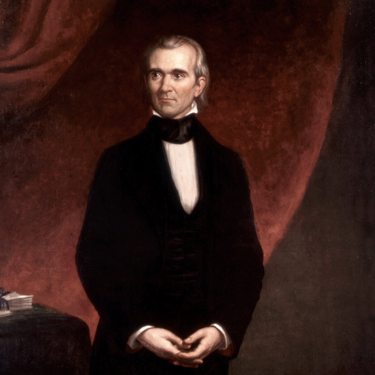 Portrait of James K. Polk, the 11th President of the United States