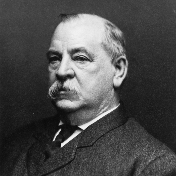 Portrait of Grover Cleveland the 22nd and 24th President of the United States