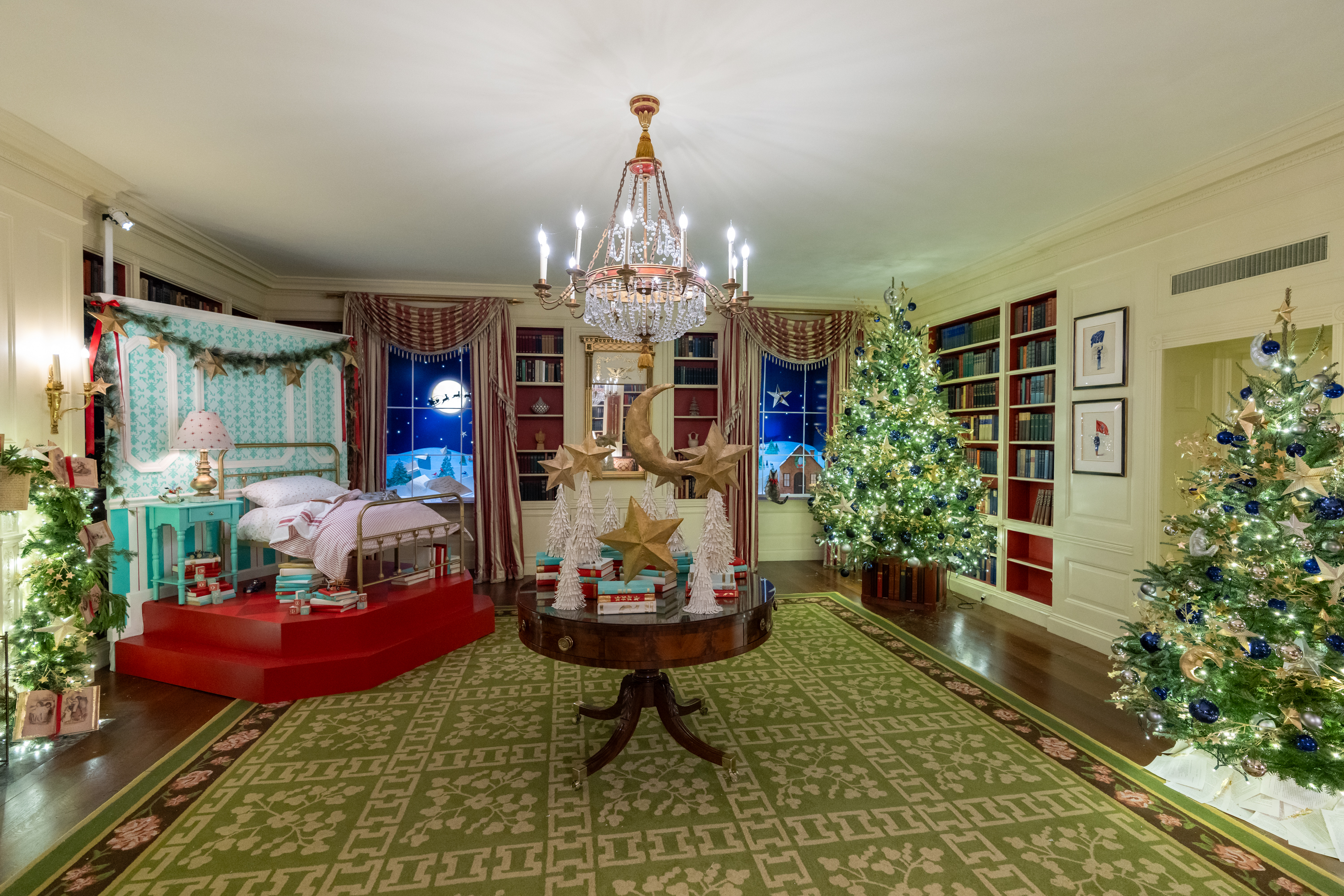 The Library Christmas Decorations