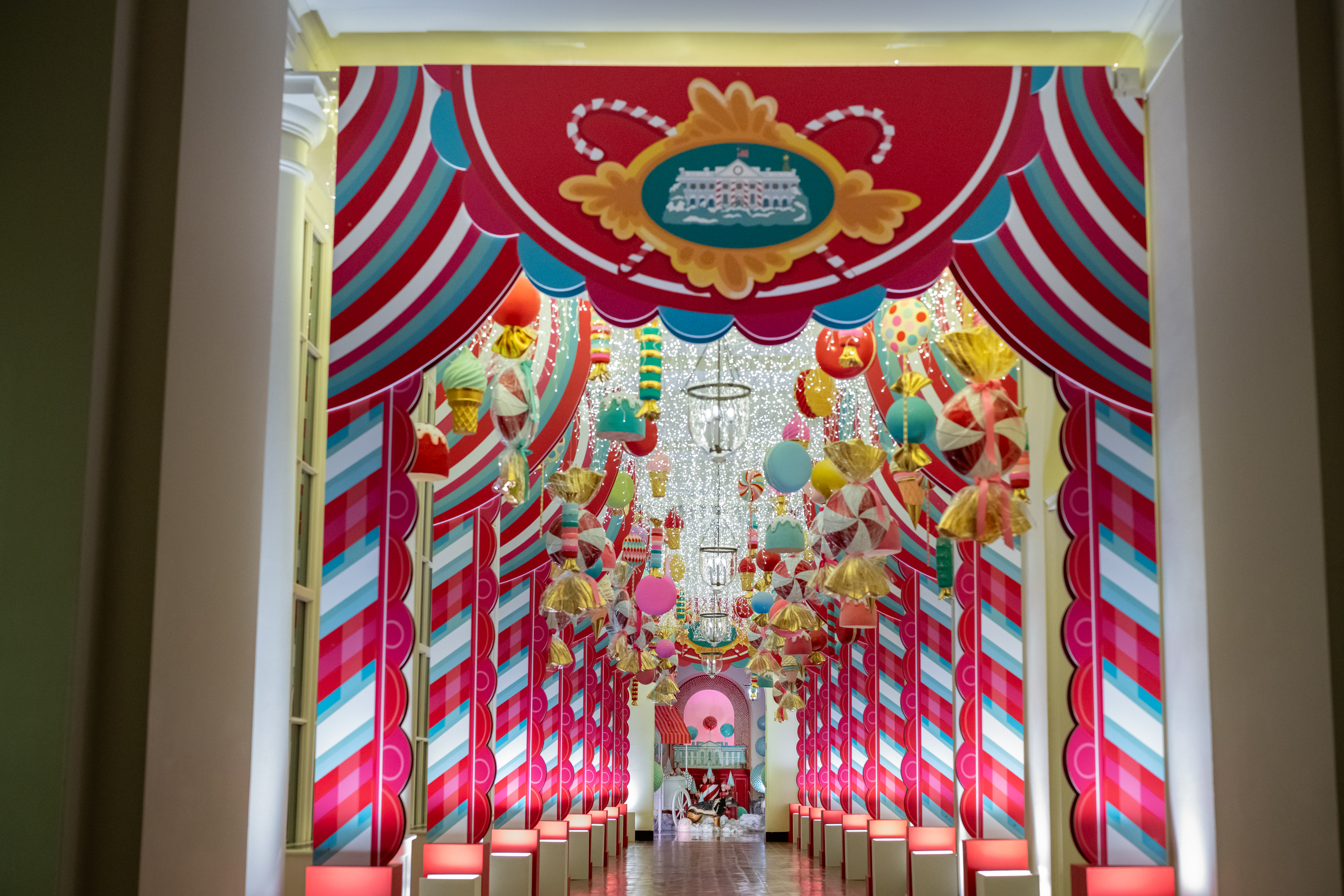 The East Collonade Christmas Decorations